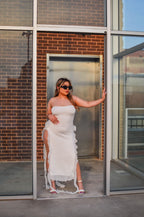 Villa Babe High Slit Dress