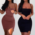 Night Out Ribbed Mini Dress