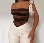 Out to Play Satin Top