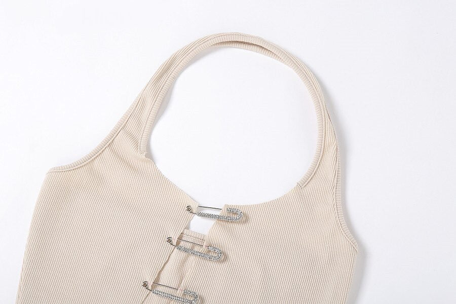 Pinned Up Crop Top