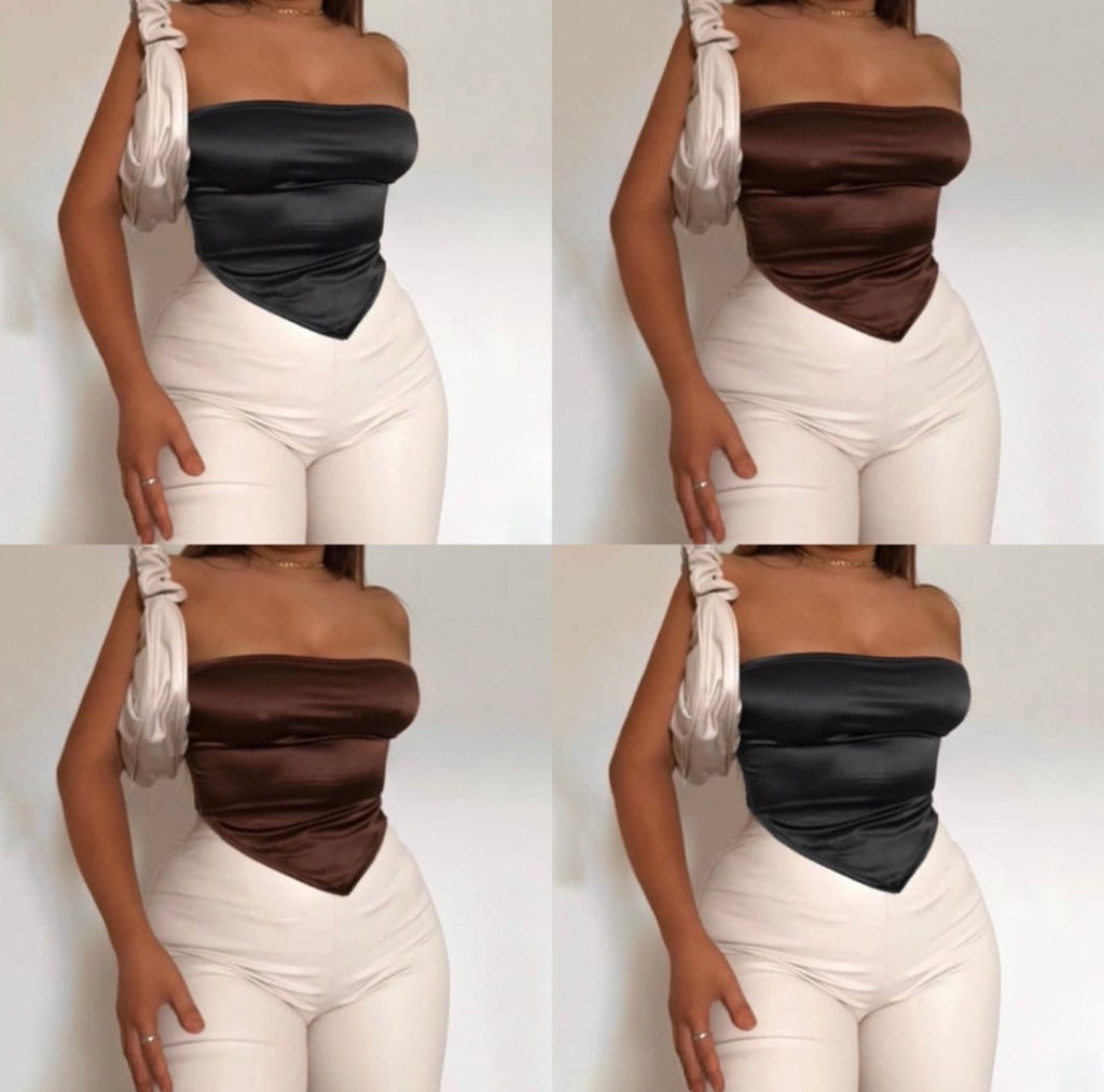 Out to Play Satin Top