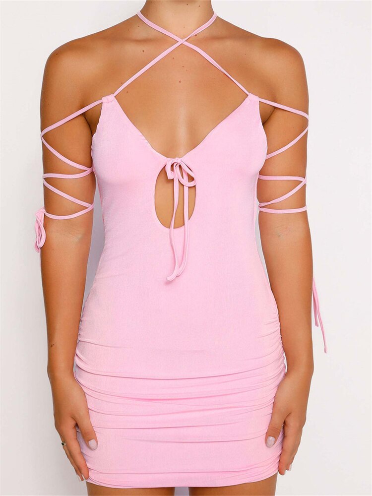 Need You Laced Up Mini Dress
