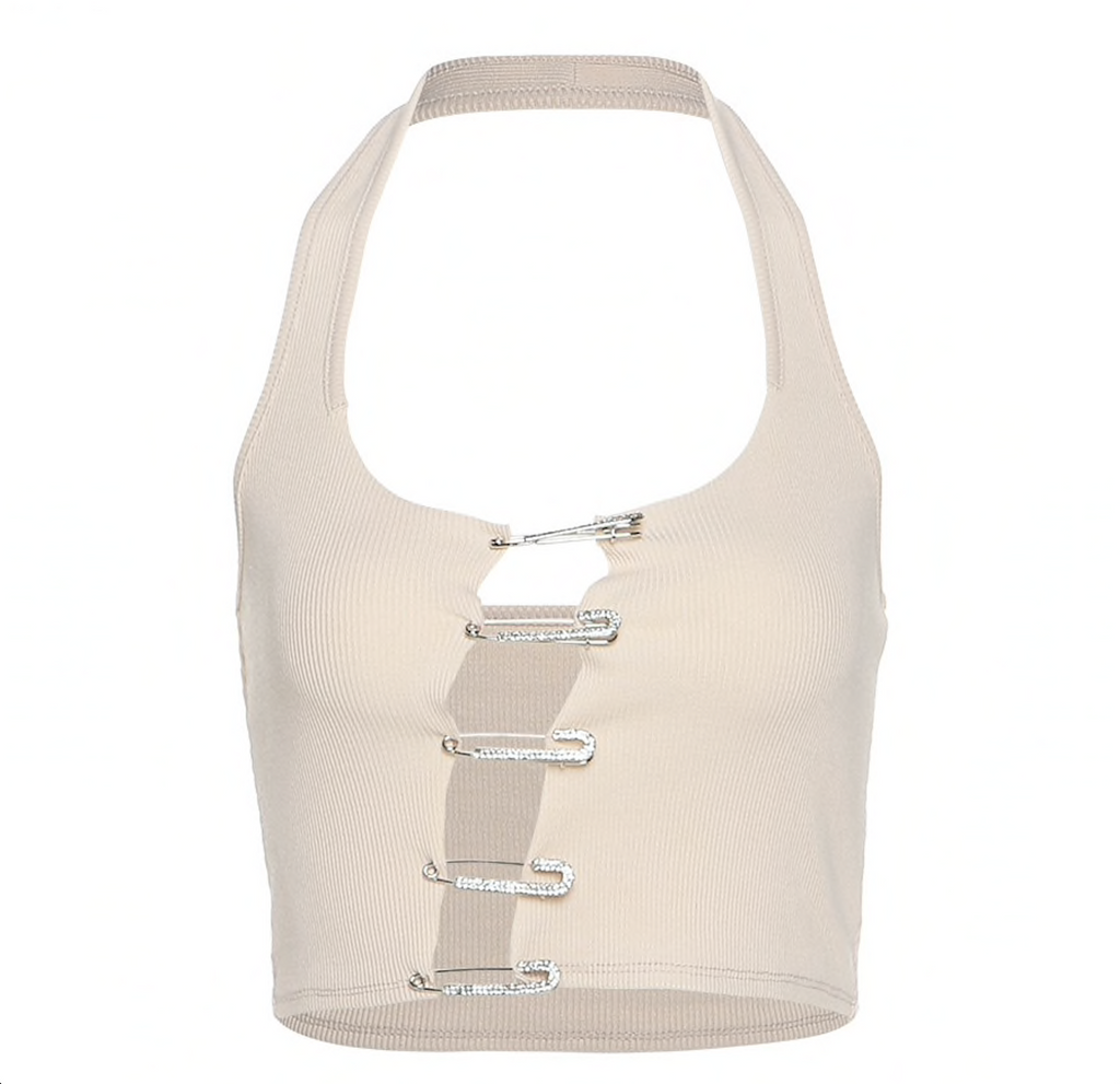 Pinned Up Crop Top