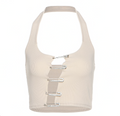 Pinned Up Crop Top