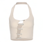 Pinned Up Crop Top