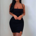 Night Out Ribbed Mini Dress