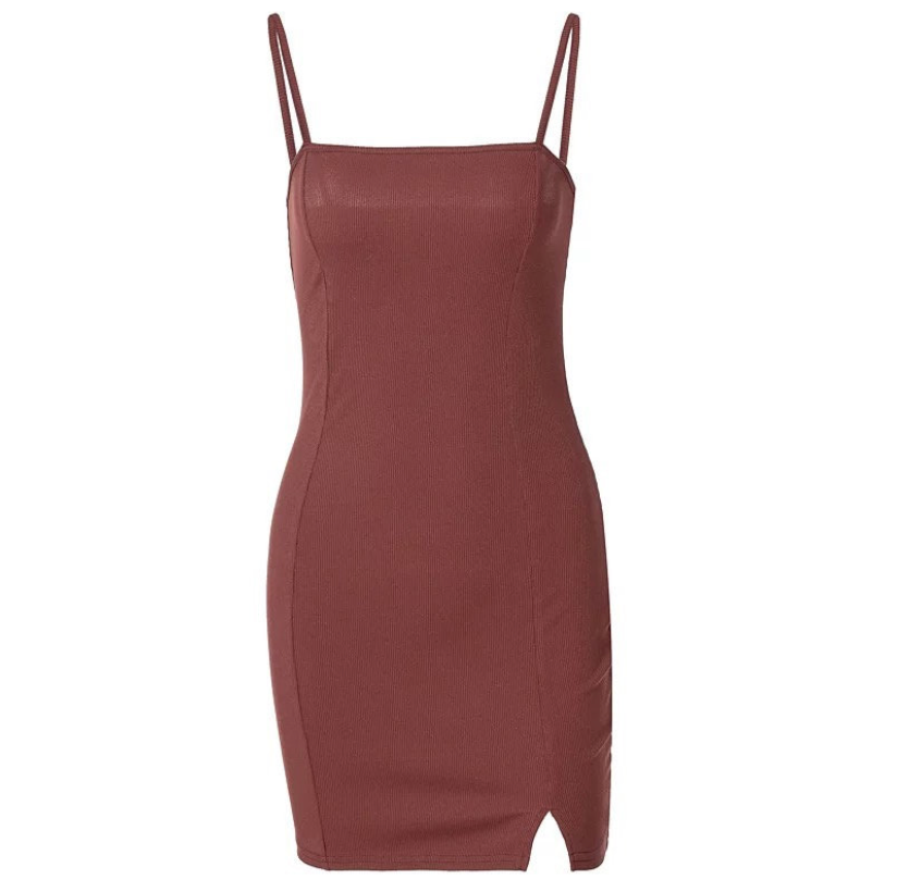 Night Out Ribbed Mini Dress